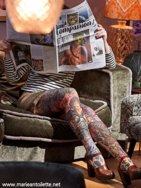 Collants Rose des Vents